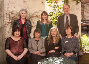 The Winners with Margaret Drabble ond other members of the team